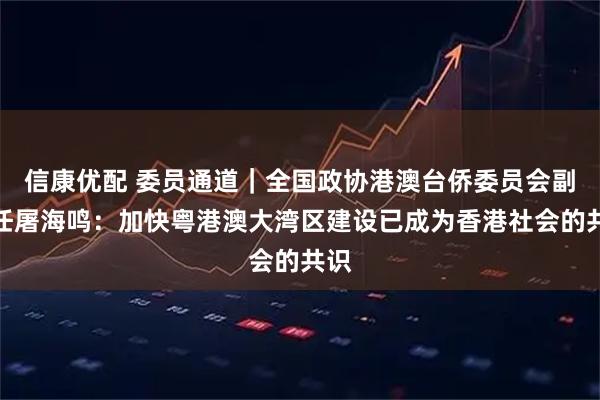 信康优配 委员通道｜全国政协港澳台侨委员会副主任屠海鸣：加快粤港澳大湾区建设已成为香港社会的共识