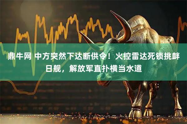鼎牛网 中方突然下达断供令！火控雷达死锁挑衅日舰，解放军直扑横当水道
