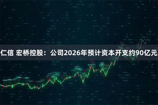 仁信 宏桥控股：公司2026年预计资本开支约90亿元