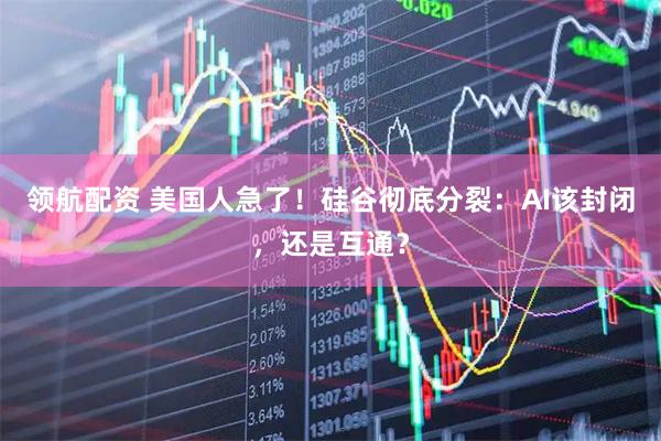 领航配资 美国人急了！硅谷彻底分裂：AI该封闭，还是互通？